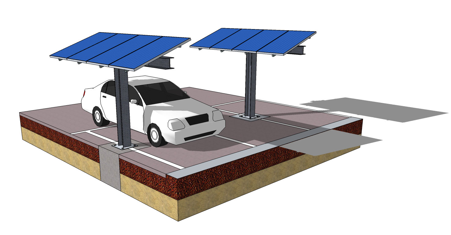 progettazione parcheggio fotovoltaico